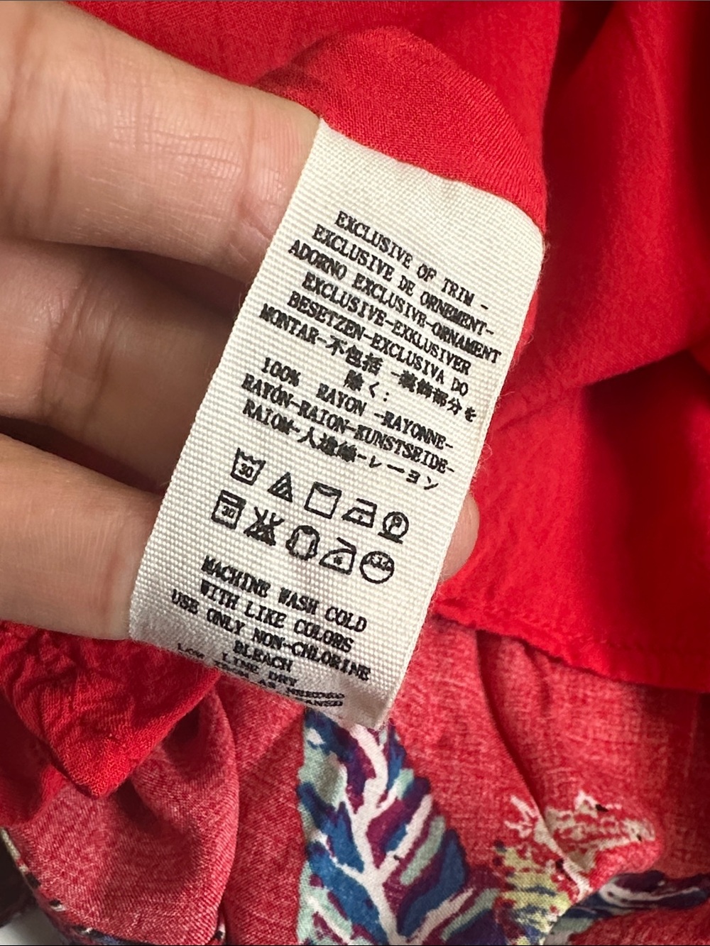 Free People Thought I Was Dreaming Red Floral Mini Dress Small Boho strappy back - Picture 8 of 11